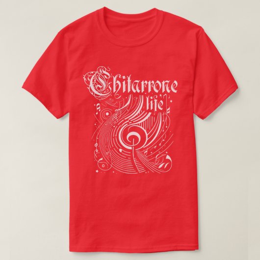 Wavy Music Chitarrone Life T-Shirt (Design vorne)