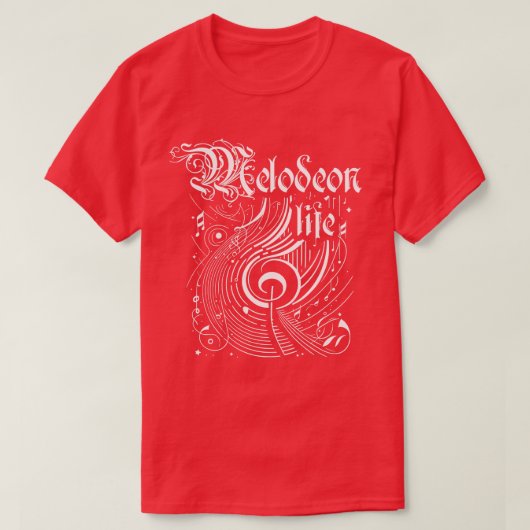 Wavy Music Melodeon Life T-Shirt (Design vorne)