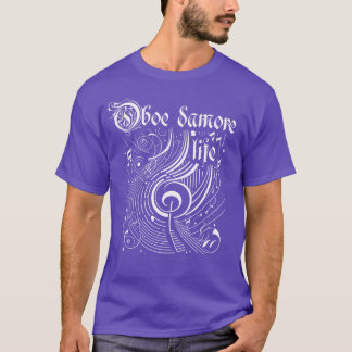 Wavy Music Oboe Damore Life T-Shirt