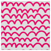 Wavy Muster - Neon Red on White Stoff (Muster)
