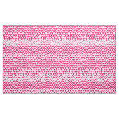 Wavy Muster - Neon Red on White Stoff (Yard (91,4 cm))