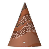 Wavy Natural Geo: Minimalistisch nahtlos. Partyhütchen (Links)