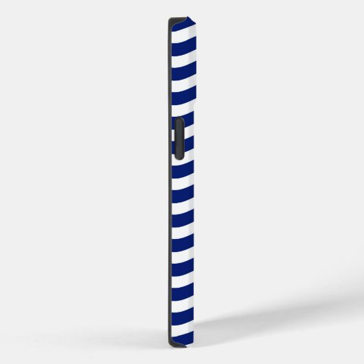 Wavy Navy Stripes Graphic Case-Mate iPhone Hülle (Rückseite / Rechts)