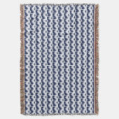 Wavy Ocean Cotton Blanket Decke (Vorderseite Vertikal)