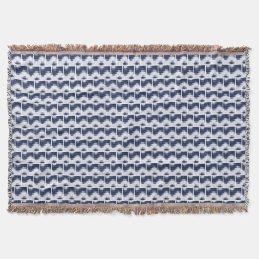 Wavy Ocean Cotton Blanket Decke (Vorderseite)