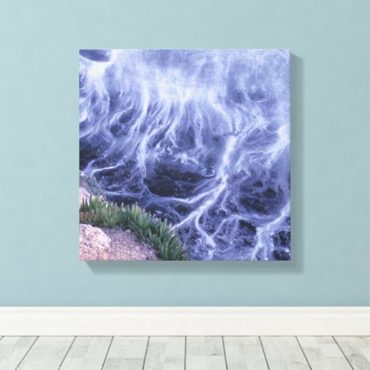 Wavy Ocean Leinwanddruck (Insitu (Holzboden))