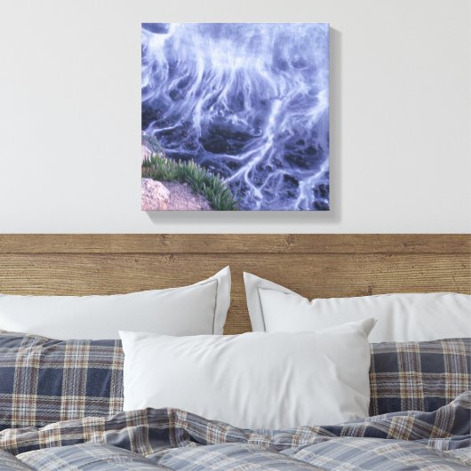 Wavy Ocean Leinwanddruck (Insitu (Schlafzimmer))
