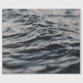Wavy Ocean tagsüber Geschenkpapier (Flach)
