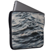 Wavy Ocean tagsüber Laptopschutzhülle (Vorne Rechts)