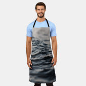 Wavy Ocean tagsüber Schürze (Getragen)