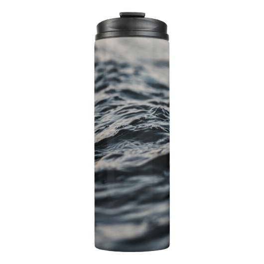 Wavy Ocean tagsüber Thermosbecher (Vorderseite)