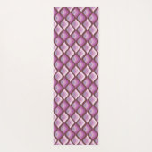 Wavy Ombre Purple All-Over-Print Leggings Yogamatte (Rückseite)
