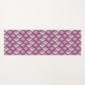 Wavy Ombre Purple All-Over-Print Leggings Yogamatte (Vorderseite (Horizontal))