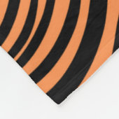 Wavy Optical Illusion Muster Fleecedecke (Ecke)