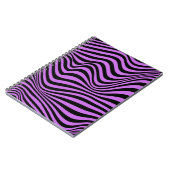 Wavy Optical Illusion Muster Notizblock (Linke Seite)