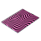 Wavy Optical Illusion Muster Notizblock (Linke Seite)