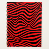 Wavy Optical Illusion Muster Planer (Vorderseite)