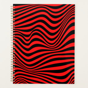 Wavy Optical Illusion Muster Planer