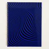 Wavy Optical Illusion Muster Planer (Vorderseite)