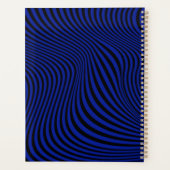 Wavy Optical Illusion Muster Planer (Rückseite)