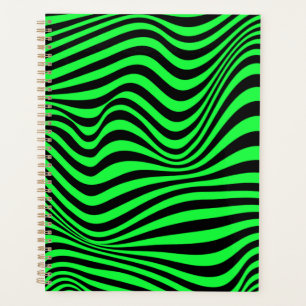 Wavy Optical Illusion Muster Planer