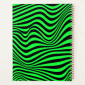 Wavy Optical Illusion Muster Planer (Rückseite)