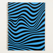 Wavy Optical Illusion Muster Planer (Vorderseite)