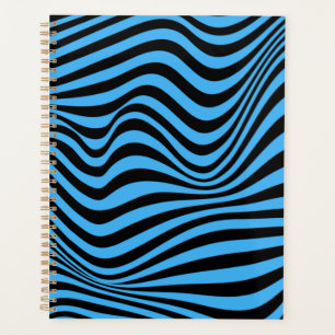 Wavy Optical Illusion Muster Planer