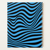 Wavy Optical Illusion Muster Planer (Rückseite)