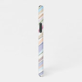 Wavy Pastel Colors Design iPhone Hülle (Rechte Seite)