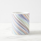 Wavy Pastel Colors Kaffeetasse (Mittel)