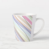 Wavy Pastel Colors Milchtasse (Rechts)