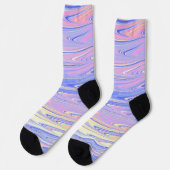 Wavy Pastel Socks Socken (Linkes Detail)
