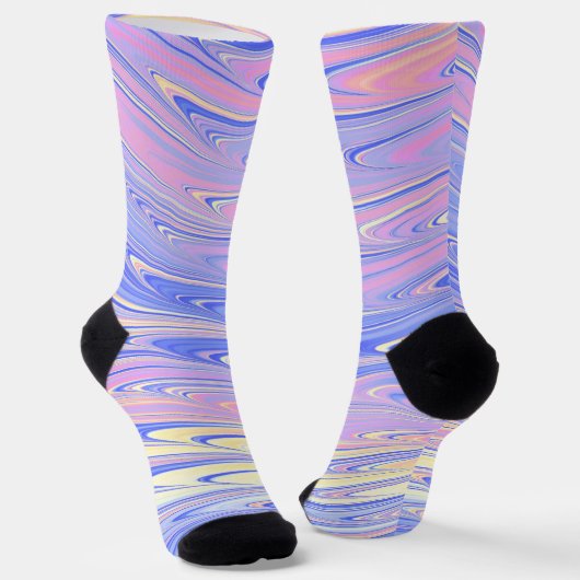 Wavy Pastel Socks Socken (Gewinkelt)
