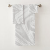 Wavy Pattern Badhandtuch Set (Insitu)