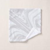 Wavy Pattern Badhandtuch Set (Waschlappen)