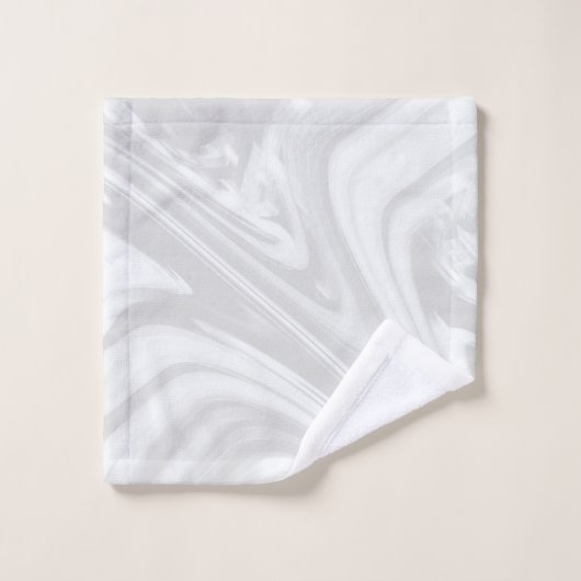 Wavy Pattern Badhandtuch Set (Waschlappen)