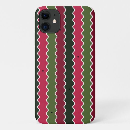 Wavy Pattern Case-Mate iPhone Hülle (Rückseite)
