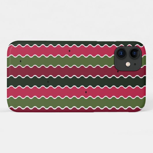 Wavy Pattern Case-Mate iPhone Hülle (Rückseite (Horizontal))