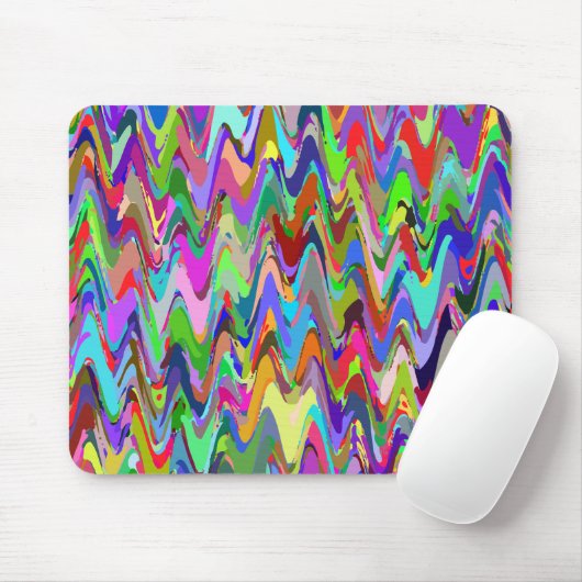 Wavy Pattern Mousepad (Mit Mouse)