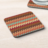 Wavy Pattern Sedona Südwest Getränkeuntersetzer (Linke Seite)