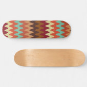 Wavy Pattern Sedona Südwest Skateboard (Horizontal)