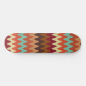 Wavy Pattern Sedona Südwest Skateboard (Horizontal)