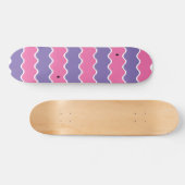 Wavy Pattern  Skateboard (Horizontal)