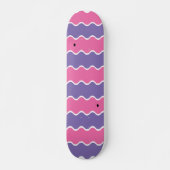 Wavy Pattern Skateboard (Vorne)