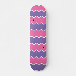 Wavy Pattern  Skateboard