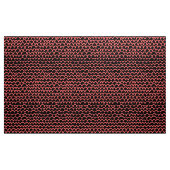 Wavy Pattern - Tropisches Rosa auf schwarz Stoff (Yard (91,4 cm))