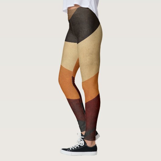 🌈 Wavy Pattern - Warm & Nostalgic 🎨 Leggings (Links)