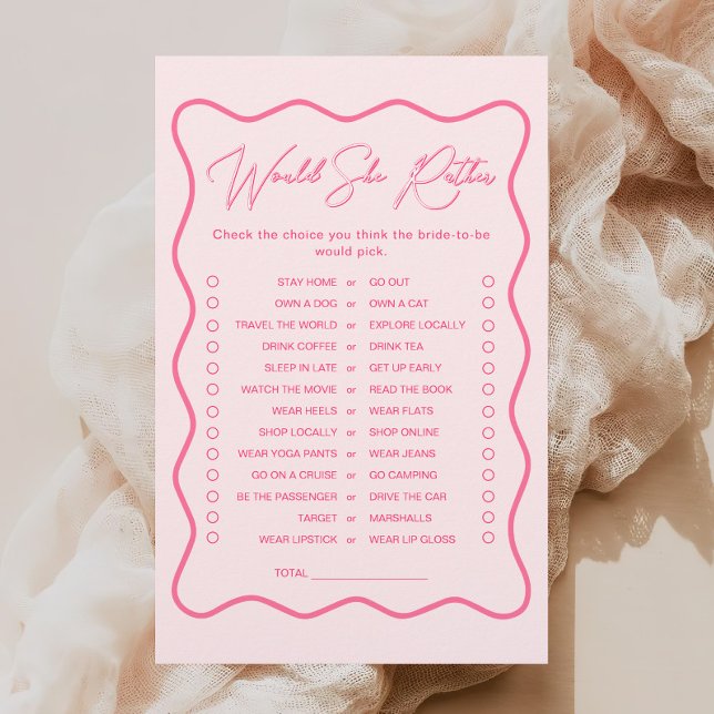 Wavy Pink Brautparty würde sie eher spielen (Von Creator hochgeladen)