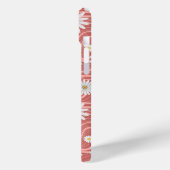 Wavy Pink Daisies Case-Mate iPhone Hülle (Rückseite / Links)